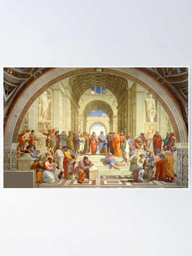 Thumbnail 1 of 3, Poster, The School Of athens designed and sold by prong7.