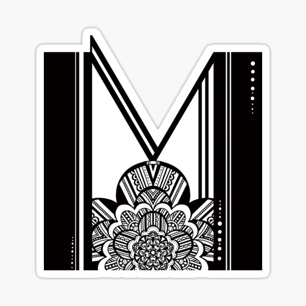 M Sticker