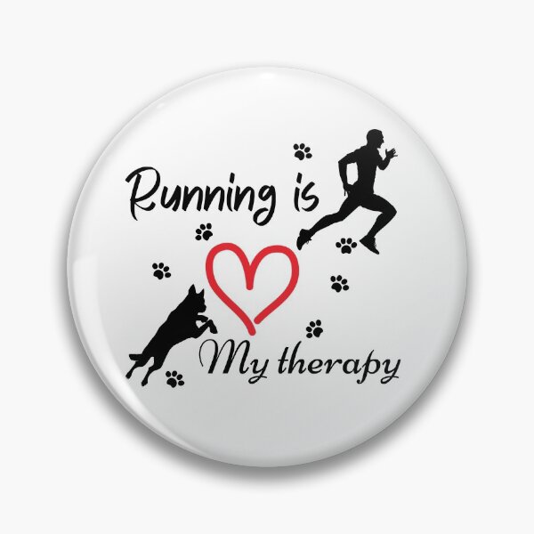 Item preview, Running is my therapy husky  designed and sold by Socool101.