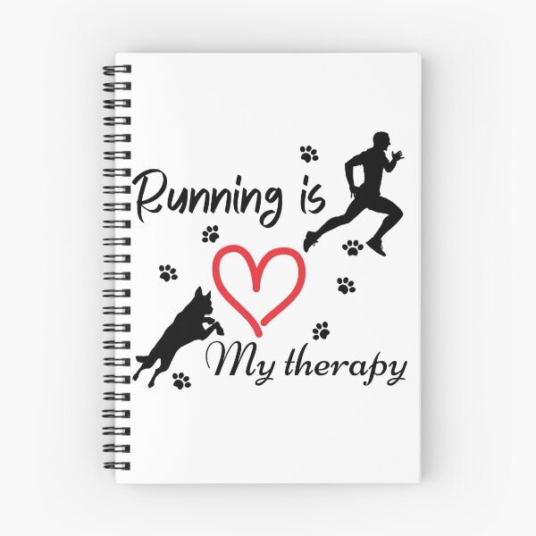 Item preview, Running is my therapy husky  designed and sold by Socool101.