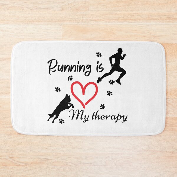 Item preview, Running is my therapy husky  designed and sold by Socool101.