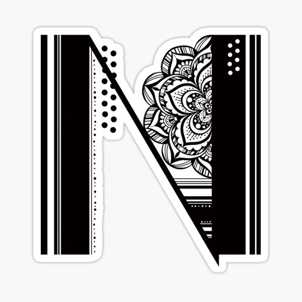 N Sticker
