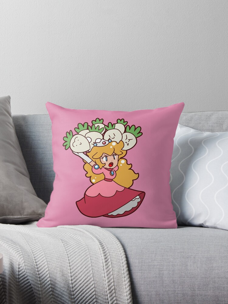 cute peach pillow