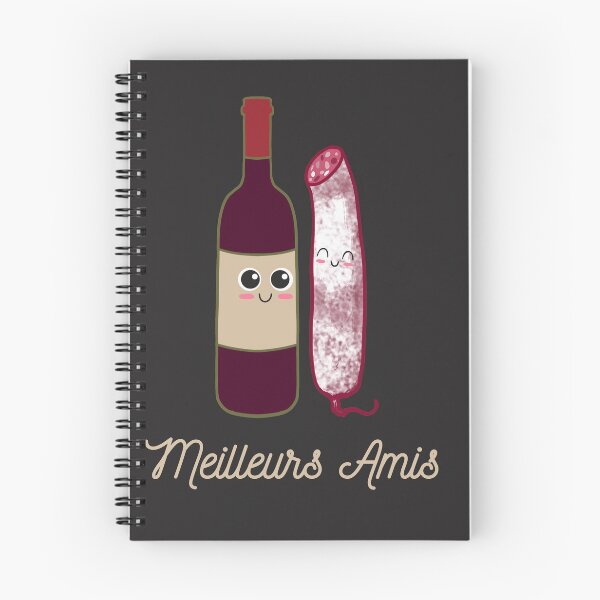 Item preview,  best friends, wine and sausage designed and sold by Catcrea.