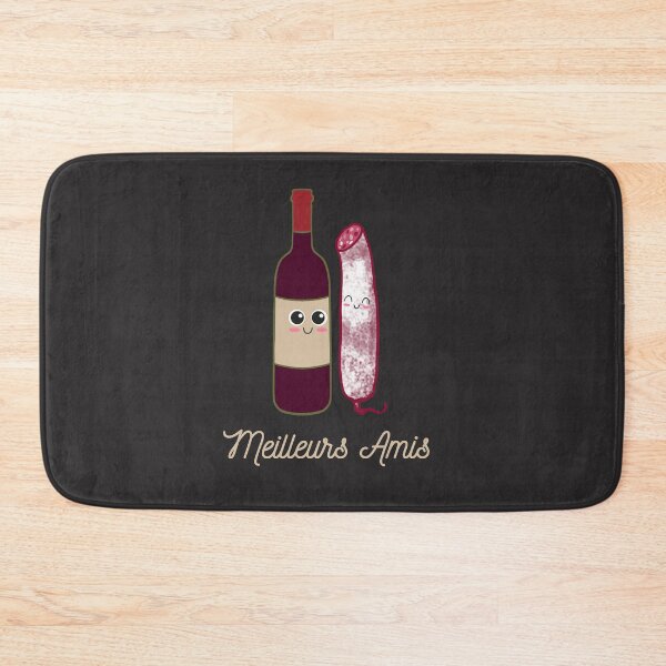 Item preview,  best friends, wine and sausage designed and sold by Catcrea.