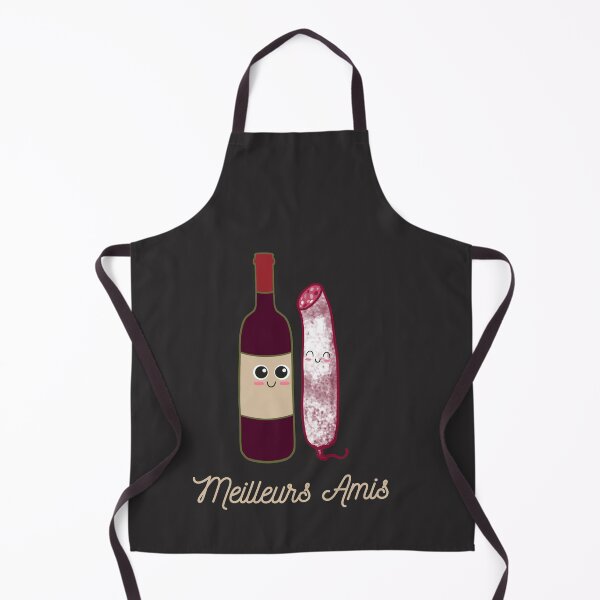 Item preview,  best friends, wine and sausage designed and sold by Catcrea.