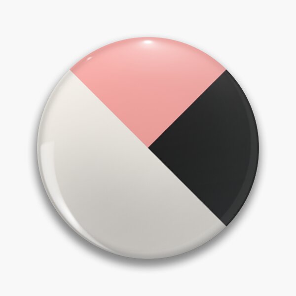 Item preview, Tricolor Geometry Rose Charcoal designed and sold by La Chic.