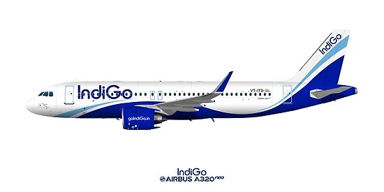 Resultado de imagen para Indigo A320neo png