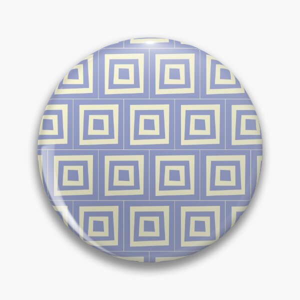 Item preview, Geo Squares (horizontal brick design), retro fashion print, pale purple and cream designed and sold by Susan Marie Williams.