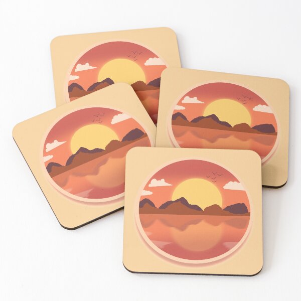Item preview, Sunset Behind The Mountains designed and sold by Mona Tahan.