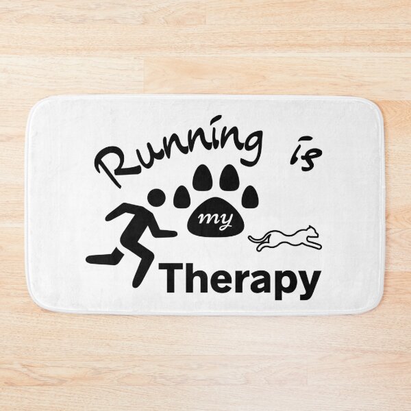 Item preview, Running is my therapy cat  designed and sold by Socool101.
