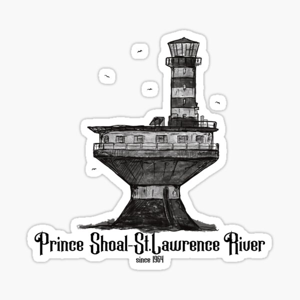 Phare du Haut-Fond Prince Tadoussac Lighthouse Lighthouse Saint Lawrence River Sticker