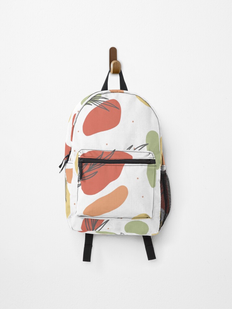 Thumbnail 1 of 3, Backpack, Abstract pastel pattern designed and sold by Jenefa.