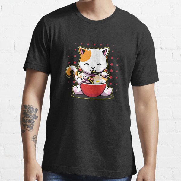 Cat ramen 2024 bowl shirt