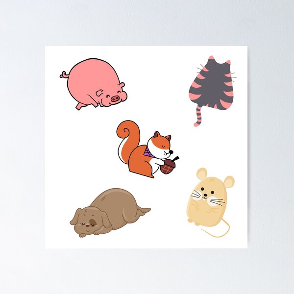 Item preview, Pudgy animals designed and sold by PF-creations.