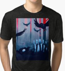 Blue Stone Landscape Tri-blend T-Shirt