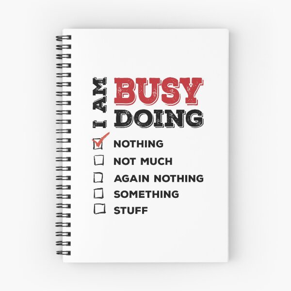Item preview, I am busy doing nothing - checked designed and sold by Redinsart.