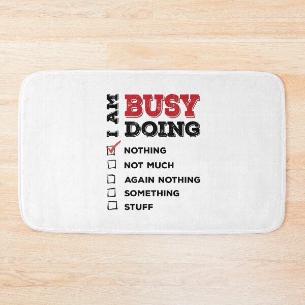 Item preview, I am busy doing nothing - checked designed and sold by Redinsart.