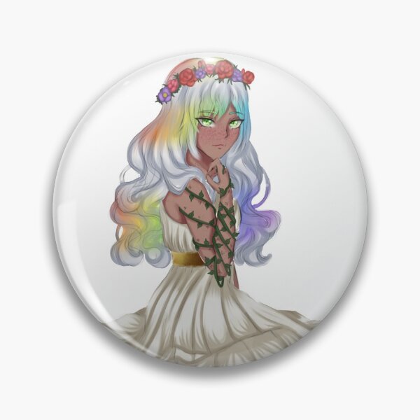 Item preview, Girl with Rainbow Highlights  designed and sold by DDonutzArt.
