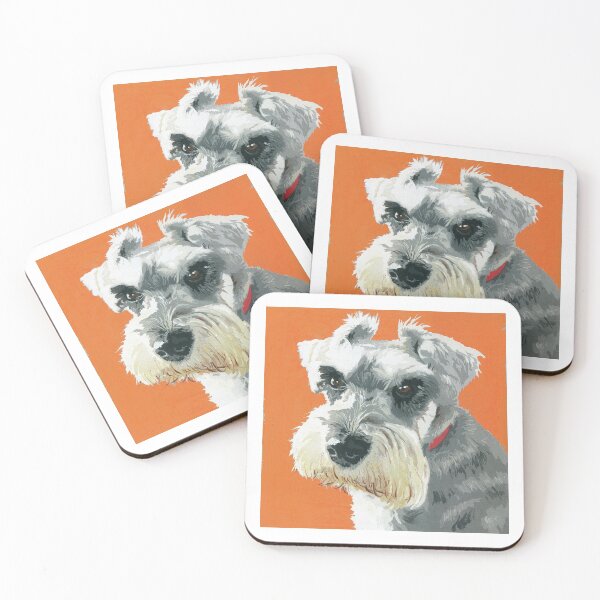 Item preview, Schnauzer dog art walking around pets dogs cute sweet puppy designed and sold by Coolstuff4you71.
