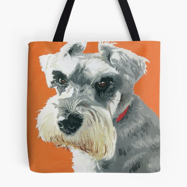 Item preview, Schnauzer dog art walking around pets dogs cute sweet puppy designed and sold by Coolstuff4you71.