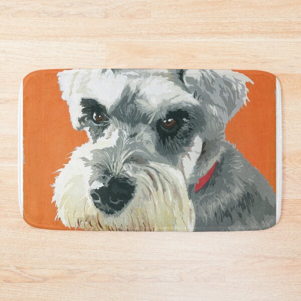 Item preview, Schnauzer dog art walking around pets dogs cute sweet puppy designed and sold by Coolstuff4you71.