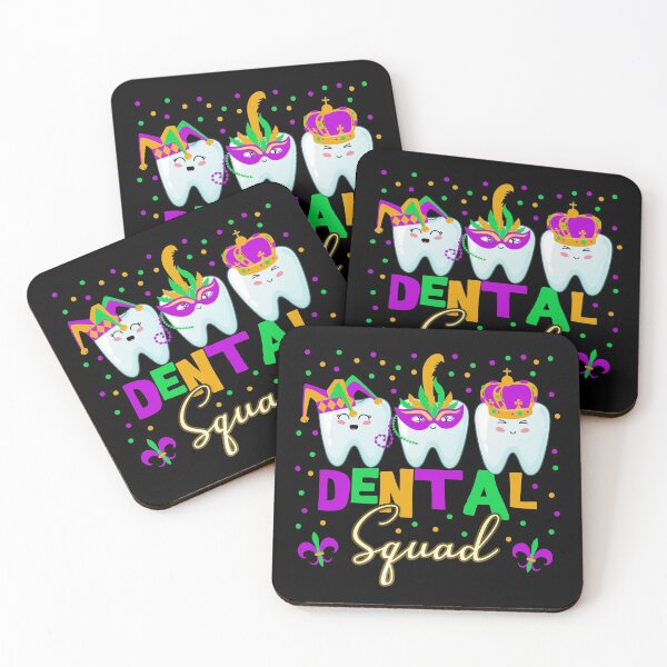 Item preview, Mardi Gras Dental Squad Dentist Gifts designed and sold by Nzgiftsandmore.