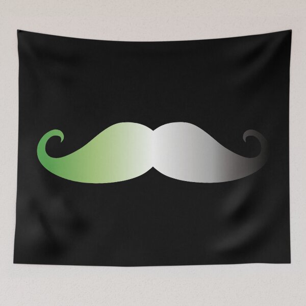 Item preview, Mustache aromantic colors  designed and sold by Mandy-Kuijper.
