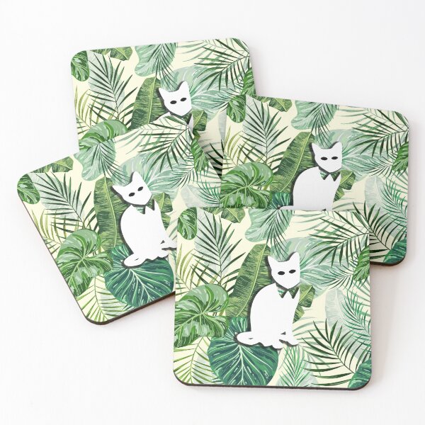 Item preview, Floral Cat in Flowers Popoki 707 designed and sold by VinBasis.