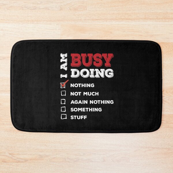 Item preview, I am busy doing nothing - checked designed and sold by Redinsart.
