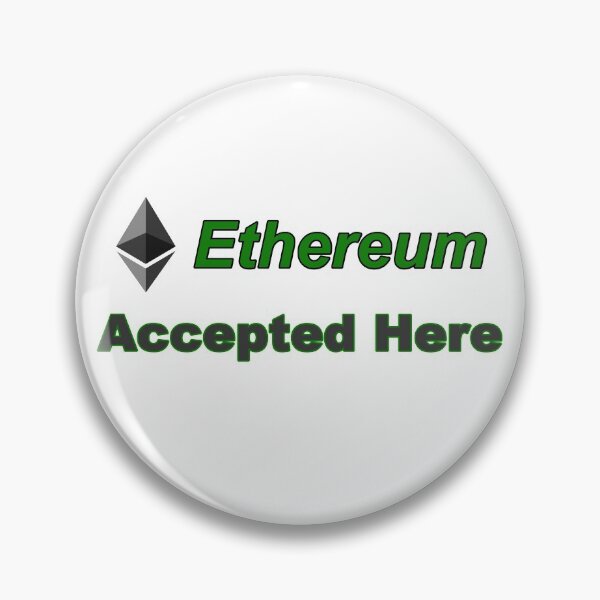 Item preview, Ethereum Accepted Here designed and sold by Brad Chambers.