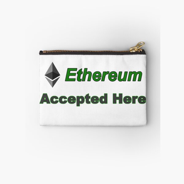 Item preview, Ethereum Accepted Here designed and sold by Brad Chambers.
