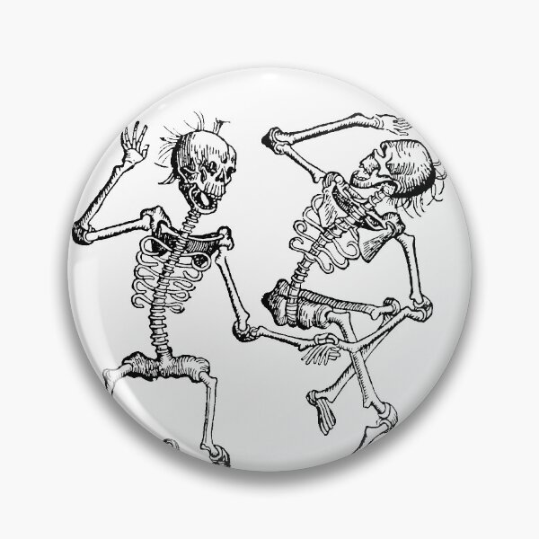 Item preview, Two Dancing Skeletons - Death designed and sold by Fairytribe.