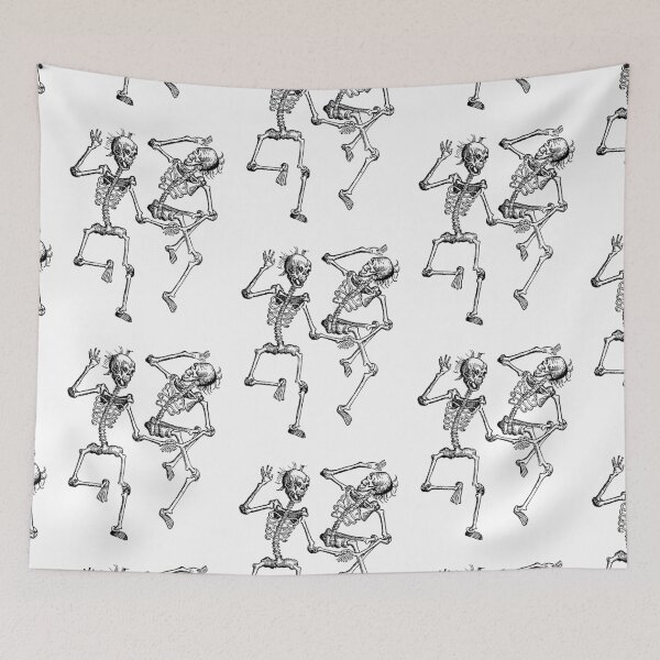Item preview, Two Dancing Skeletons - Death designed and sold by Fairytribe.