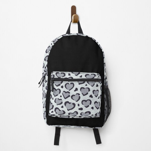 Item preview, Snowy hearts - Heart-shaped Snow Leopard Print designed and sold by FabsDesign.