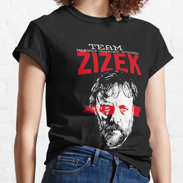 Vista previa del artículo con la obra «Team Zizek vs Peterson - Debate de filósofos», diseñado y vendido por The Philosopher's Shirt.
