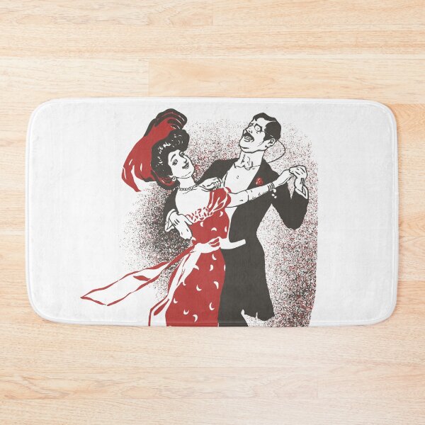 Item preview, Vintage Retro Ballroom Bal Musette Quadrille Dancing Couple designed and sold by Vintage-TM.