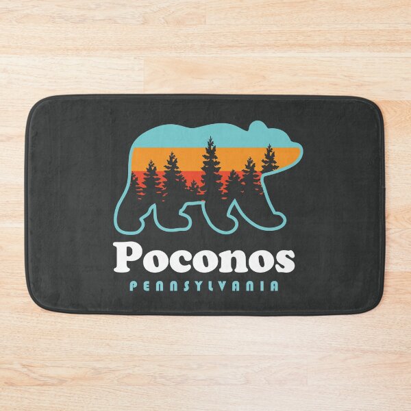 Item preview, Poconos Pennsylvania Bear Trees Retro designed and sold by yelly123.