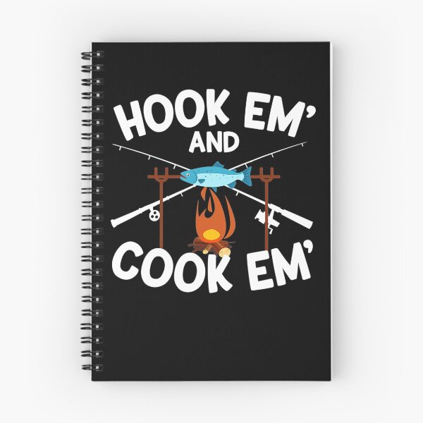 Item preview, Hook Em And Cook Em Funny Fishing designed and sold by ChristSchroeder.