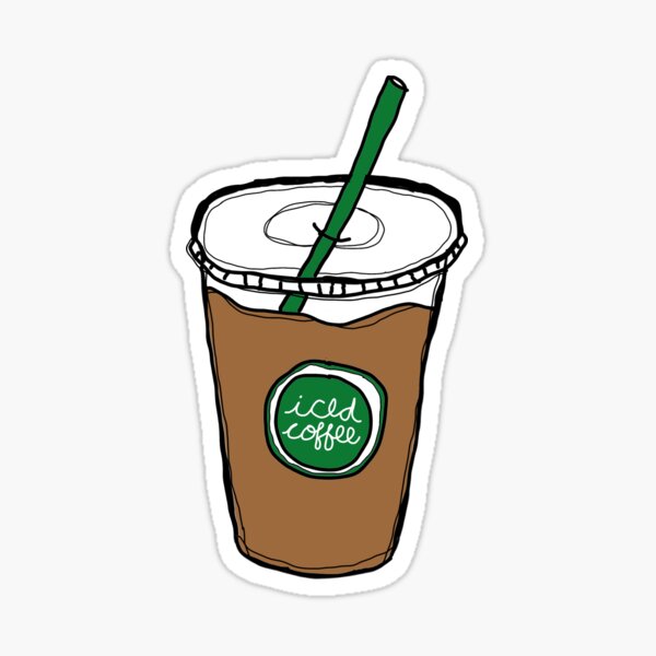 iced coffee Sticker