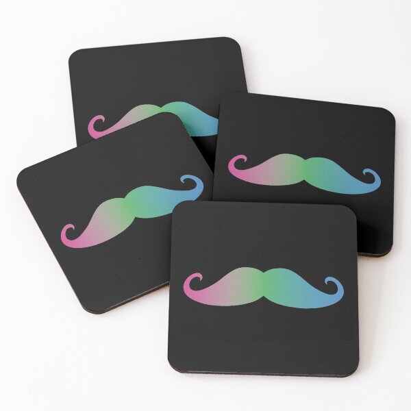 Item preview, Mustache polysexual colors  designed and sold by Mandy-Kuijper.