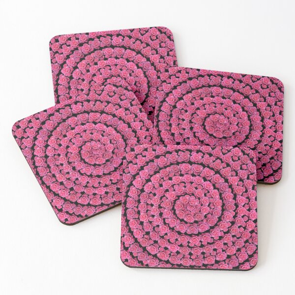 Item preview, Pink Roses Flower Spiral - Funny Math & Rose Lovers Floral Gift designed and sold by r-silver.