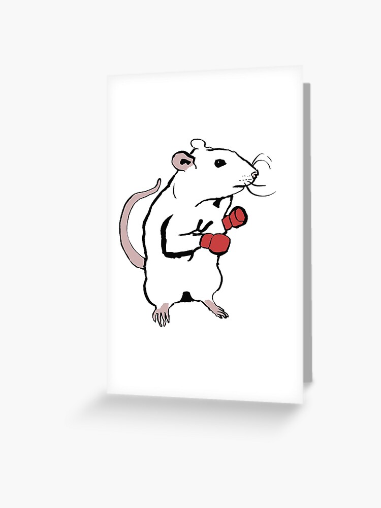 Deadlift Rat Sticker for Sale by teaandink