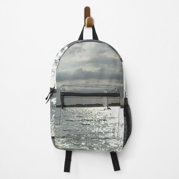 Item preview, Sailboat Under Autumn Clouds designed and sold by hajarsdeco.