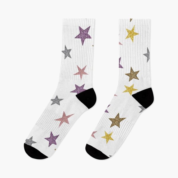 Item preview, Glitter Golden, Silver And Colorful Sparkle Stars designed and sold by lodarohit.