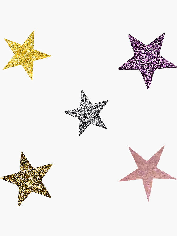 Glitter Stickers Stars - All That Glitters