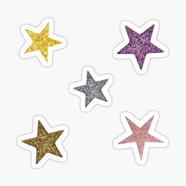 Star Glitter Sticker by The Silver Sphere for iOS & Android