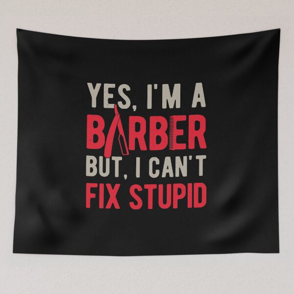 Item preview, Barber Funny designed and sold by artworkbyrihen.