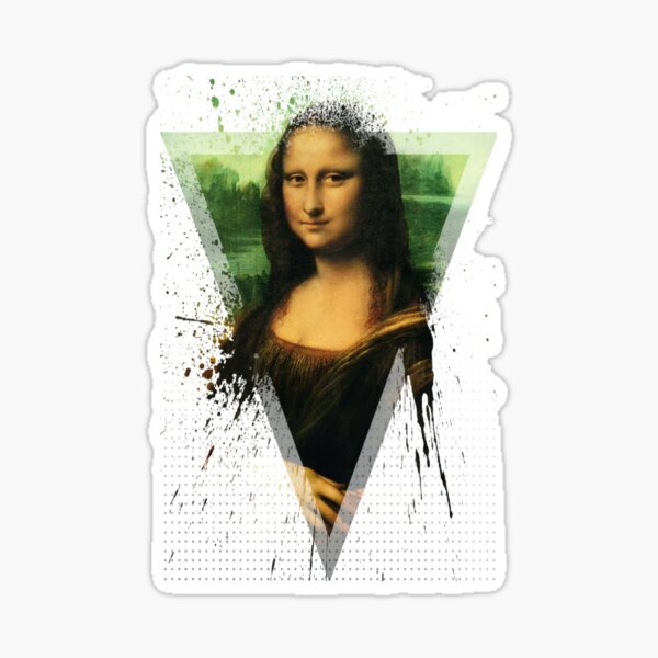 Mona Lisa - Leonardo Da Vinci Modern Sticker