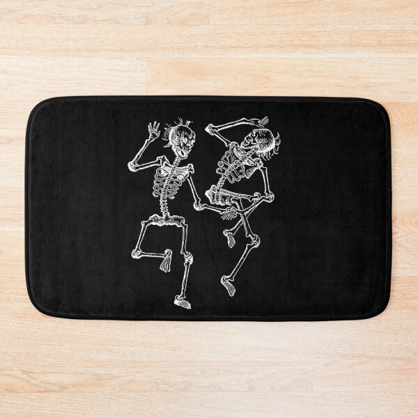 Item preview, Two Dancing Skeletons - White designed and sold by Fairytribe.